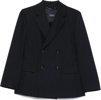 Max Mara Blazer doppiopetto - Blu