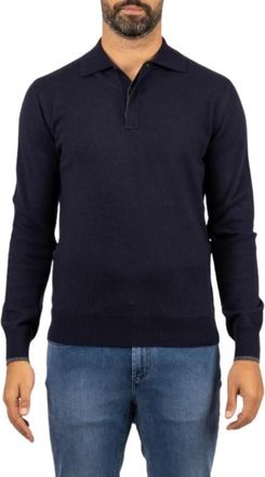 Alpha Industries Polo - Heren - Polos - Blauw - XL - Wol - Tops