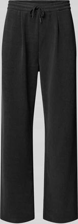 Review Hose in Ripp-Optik mit elastischem Bund in Anthrazit, Gr&ouml;&szlig;e L