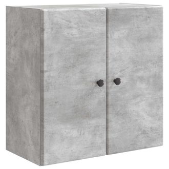vidaXL Armario De Pared Gris Hormig&oacute;n 59 X 31 X 60 Cm Vidaxl