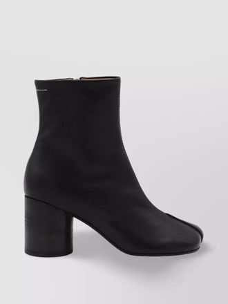 Maison Margiela block heel ankle boots with round toe