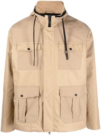 Herno Giacca con inserti - Marrone