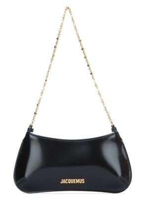 Jacquemus Black Le Petit Bisou Medium Shoulder Bag