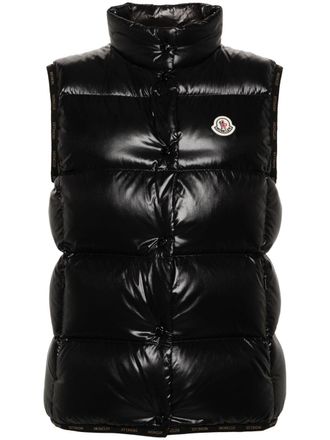 Moncler Badia padded gilet - women - Polyamide/Goose Feather/Polyamide/Goose Down - 2 - Black