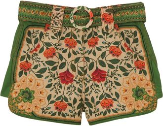 Farm Rio Shorts a fiori - Toni neutri