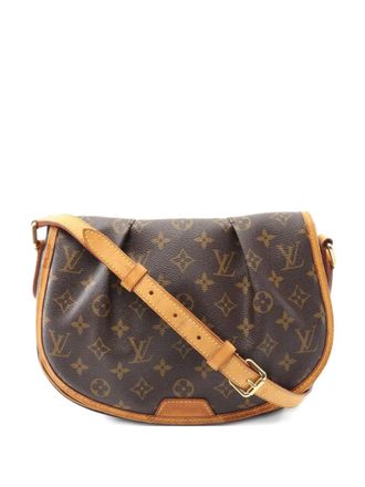 Louis Vuitton 2011 Menilmontant PM shoulder bag - women - PVC - One Size - Brown