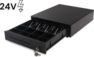 OEM Caj&oacute;n Portamonedas Para Caja Registradora, Voltaje De 24 V, Tama&ntilde;o Mediano, Accionado Con Llave Hd-ker35