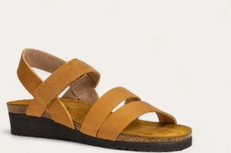 Naot Womens Kayla Sandal In Oily Dune Nubuck