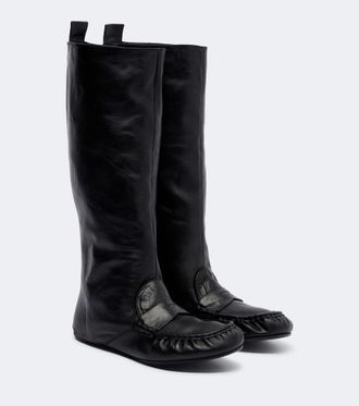 Acne Studios Botas alts Bojan de piel