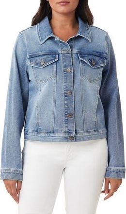 Kensie New Forever Crop Denim Jacket in Marina at Nordstrom Rack, Size X-Large