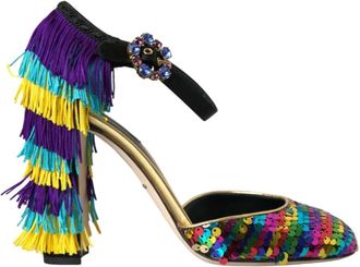 Dolce & Gabbana Mary Jane Pumps - Dames - Pumps - Veelkleurig - 40 EU - Leer - Schoenen