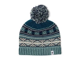 Smartwool Chair Lift Beanie Womens Caps Arctic Green, Wool/Polyester/Nylon