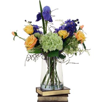 Mark Roberts Large Garden Flower Bouquet - 24 Inches in Indigo Blue at Nordstrom