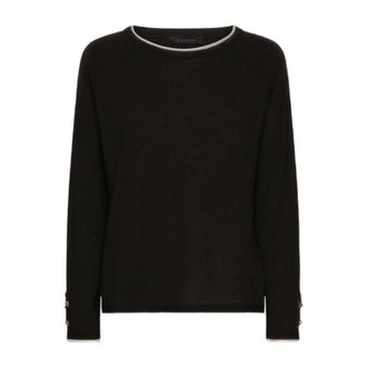 Elena Miro Dames, Truien, Zwart, Maat: XS Wol