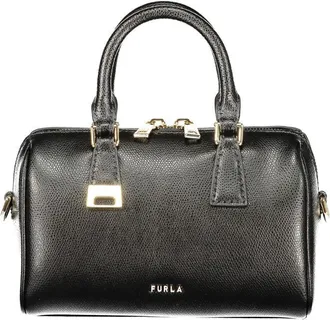 Furla Nero Leather Womens Womens Bag