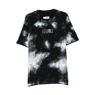 Maison Margiela T-Shirts, male, Black, Size: S MM6 Maison Margiela T-shirts and Polos Black