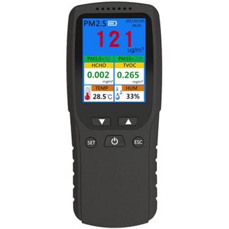OEM Monitor De Calidad Del Aire Interior Y Exterior 9 En 1, Detector De Pm2.5, Pm1.0, Pm10, Hcho Y Tvoc, Medidor Y Sensor De Temperatura Y Humedad