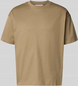 Marc O'Polo Denim Marc OPolo Denim Boxy Fit T-Shirt aus reiner Baumwolle in Hellbraun, Gr&ouml;&szlig;e XXL