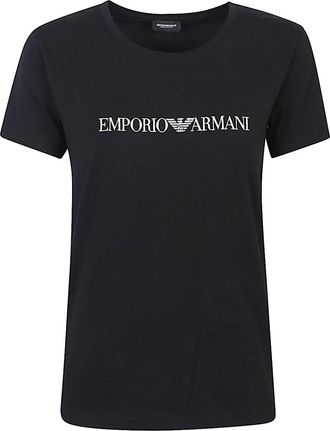 Emporio Armani Black Logo Cotton T-shirt