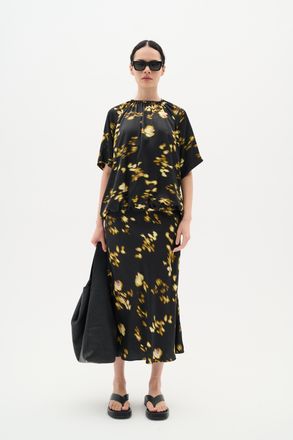 Inwear Rok Feminine Black Mysterious Flower black multi