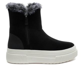 J/Slides Womens Wally Cold Weather Boots In Black