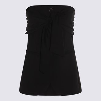 Max Mara Black Wool Top