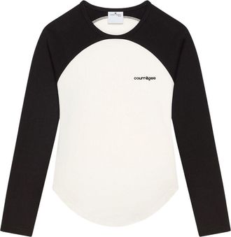 Courr&egrave;ges Rounded Hem Top