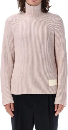 Ami Mens Multicolor Cotton Turtleneck Clothing
