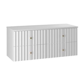Petits Meubles Mueble bajo lavabo encimera estratificado Blanco