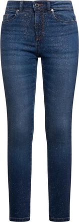 Silvian Heach Skinny jeans met details - Dames - Skinny Jeans - Blauw - W25 - Katoen - Jeans