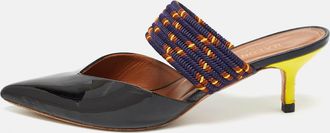 Malone Souliers Black Patent Maisie Sandals