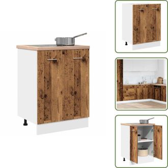 vidaXL The Living Store Armadio Inferiore Lyon Legno Antico 60x46x81,5 cm - Armadio inferiore