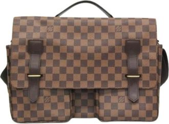 Louis Vuitton Pre-owned Cross Body Bags, male, Brown, Size: ONE SIZE Pre-owned Canvas Cross Body Bag