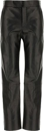 Alberta Ferretti Leather Pants