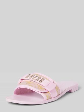 Guess Slides mit Klettverschluss Modell ELYZE in Rosa, Gr&ouml;&szlig;e 36