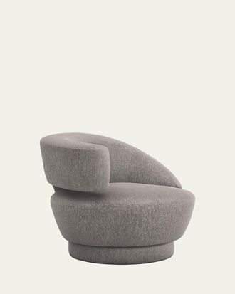 Interlude Home Arabella Left-Arm Swivel Chair
