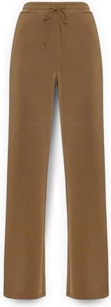 Elena Miro Palazzo Broek in Scuba - Dames - Sweatpants - Bruin - XS - Katoen - Broeken