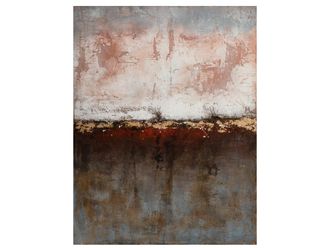 Schubiger M&ouml;bel Bild Abstrakt in Rot und Gold