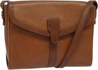 Burberry Pre-owned Cross Body Bags, female, Brown, Size: ONE SIZE Pre-owned Vintage Shoulder Bag