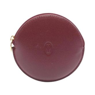 Cartier Pre-owned Must Line Leather Coin Case - Dames - Vintage Accessoires - Rood - ONE Size - Leer - Vintage