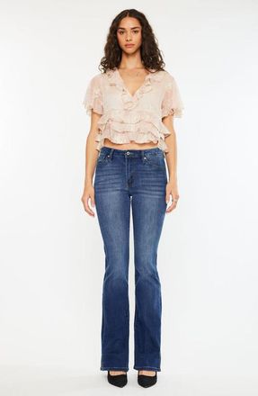 Kancan Constance Essentials High Rise Bootcut Jeans in Medium Wash at Nordstrom, Size 31