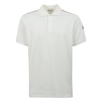 Moncler Polo Shirts, male, White, Size: 2XL Polo Shirts