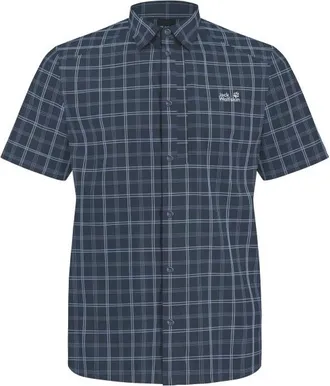 Jack Wolfskin Norbo S/S Shirt Hemd f&uuml;r Herren | blau