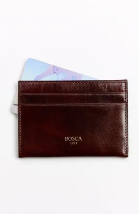 Bosca Old Leather Weekend Wallet in Dark Brown at Nordstrom