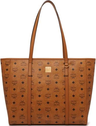 MCM Liz Tote Bag - Dames - Shoppers - Bruin - ONE Size - Katoen - Tassen