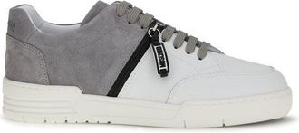 Moschino Multicolor Calf Leather Bos Taurus Low Top Mens Sneakers