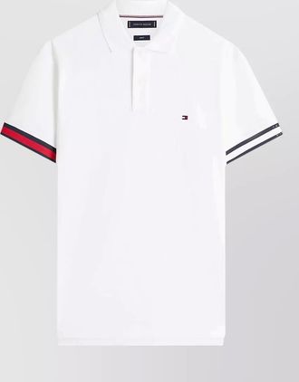 Tommy Hilfiger polo shirt contrast collar and sleeves