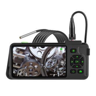OEM Endoscopio Industrial Con Pantalla Ips De 4,5 Y Resoluci&oacute;n 1080p, C&aacute;mara Tipo Serpiente Con 6 Led, Resistencia Al Agua Ip67, 2 Megap&iacute;xeles Y Ranura Pa