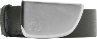 Burberry Leather Shield Belt, Size 100