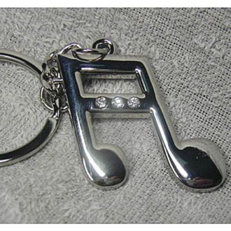 Trade Shop Trade Shop - 12 Llaveros Regalos De Fiesta Confeti En Forma De Nota Musical Para Fiestas De Cumplea&ntilde;os